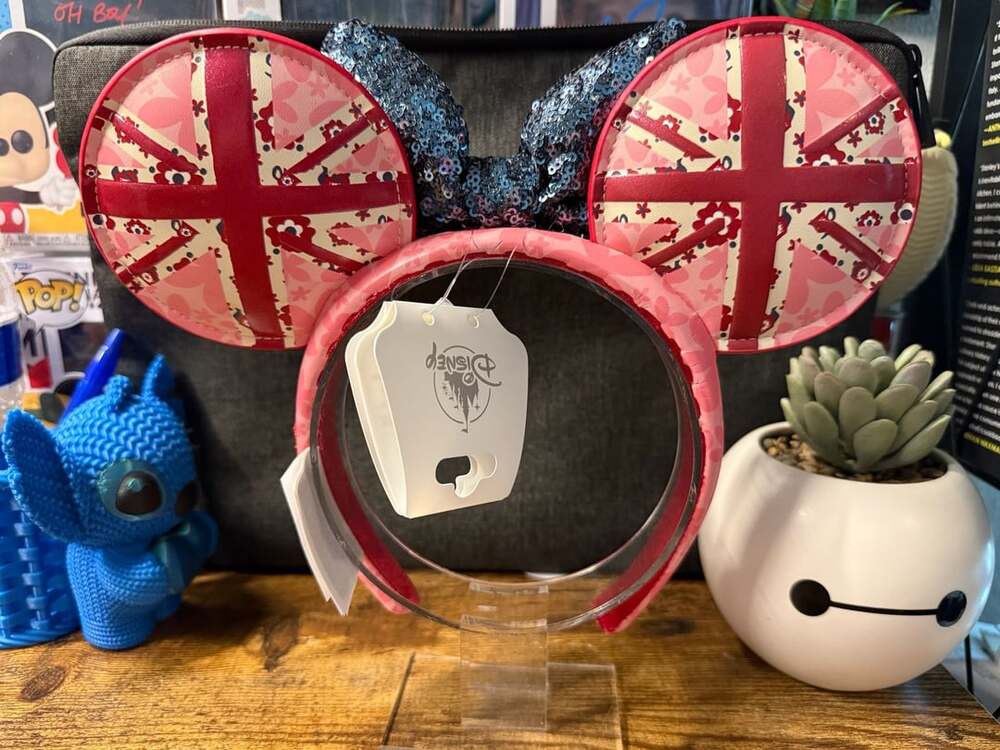 NWT Disney Parks Epcot United Kingdom Minnie Mouse Ears - Picture 2 of 3